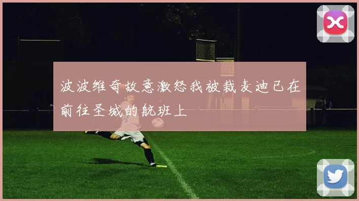 波波维奇故意激怒我被裁麦迪已在前往圣城的航班上